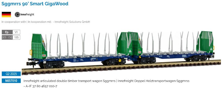 N657010 VTG Holztransportwagen Sggmrss'90 Ep.6