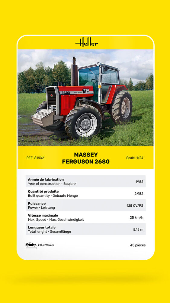 Heller 81402 Massey Ferguson 2680