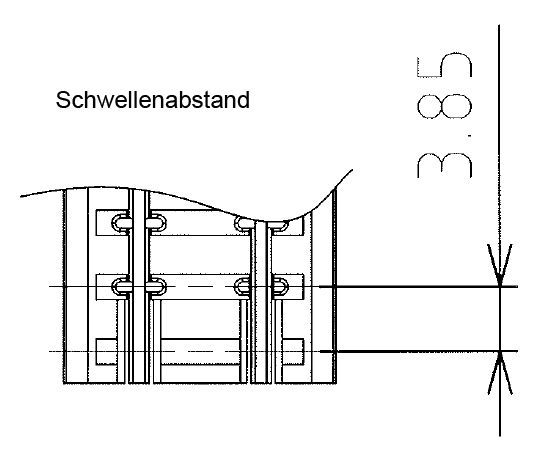 97001 Gleis gerade 110 mm