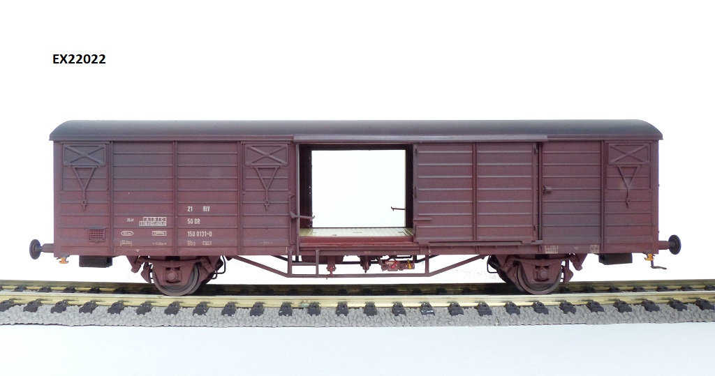 Exact-train 22022 DR gedeckter Güterwagen Gbs 1500 Ep.4