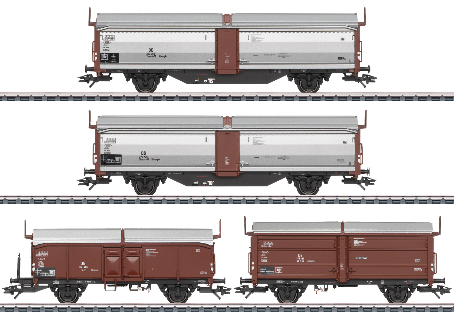 47301 DB Schiebedachwagen-Set 4-tlg Ep.3
