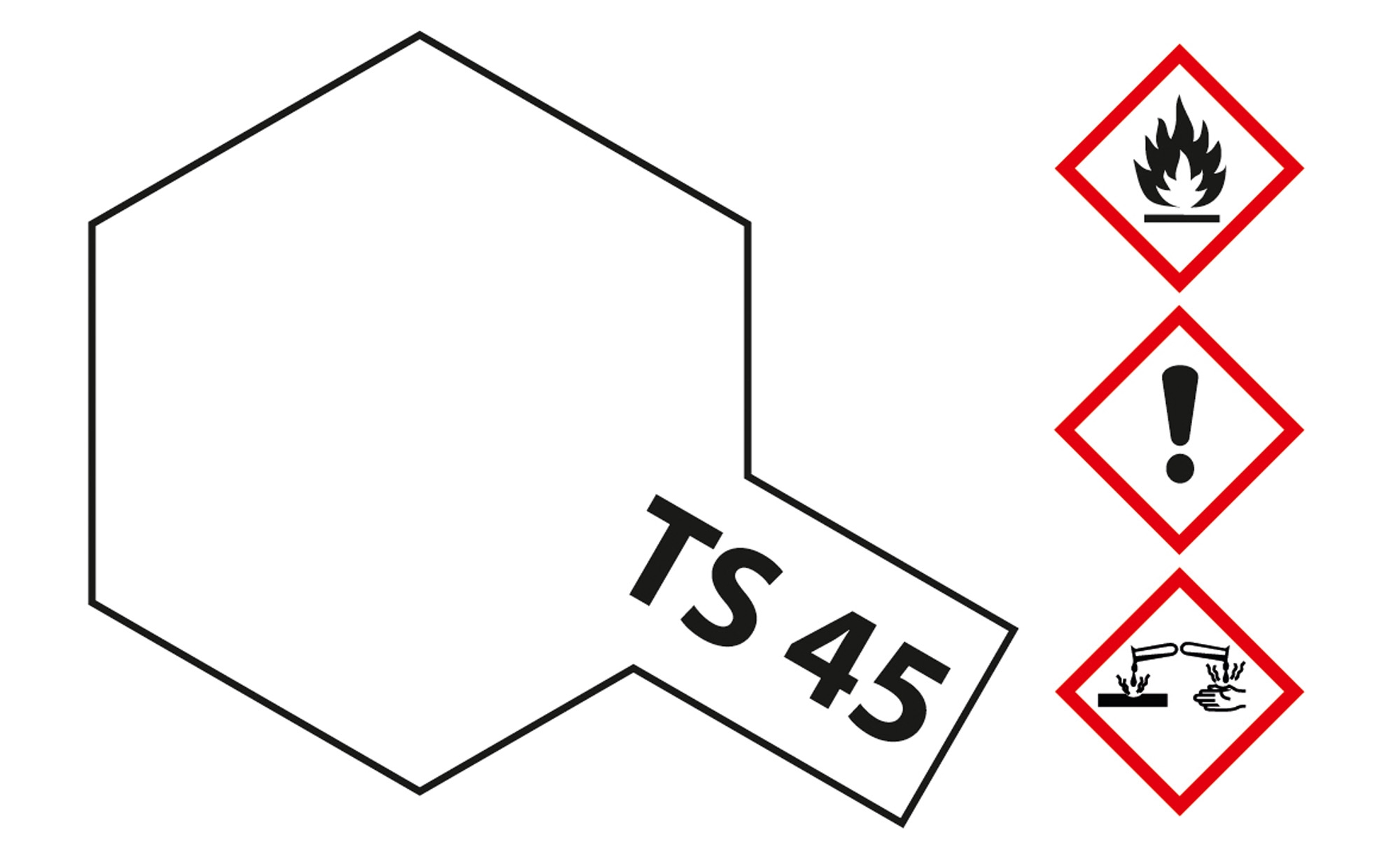 85045 TS45 - Spray Perlweiss glänzend 100ml