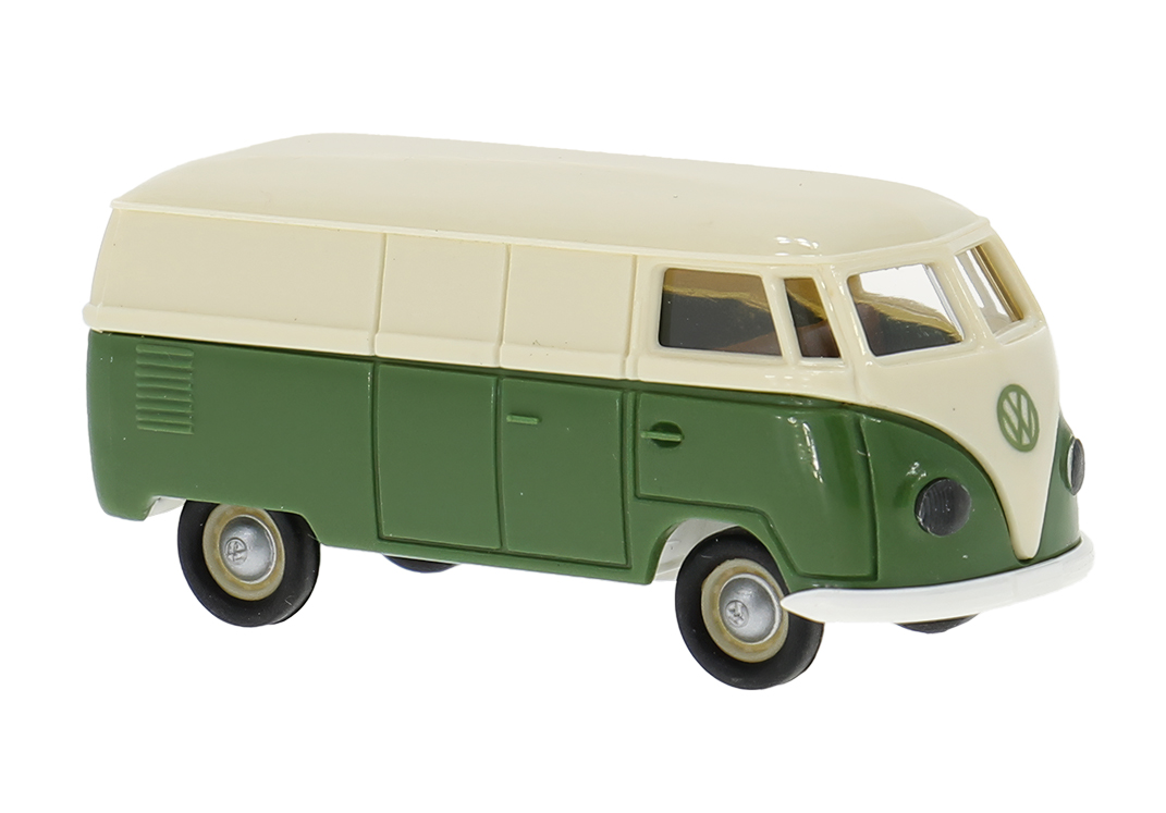 32077 VW T1a Kasten hellbeige/grün