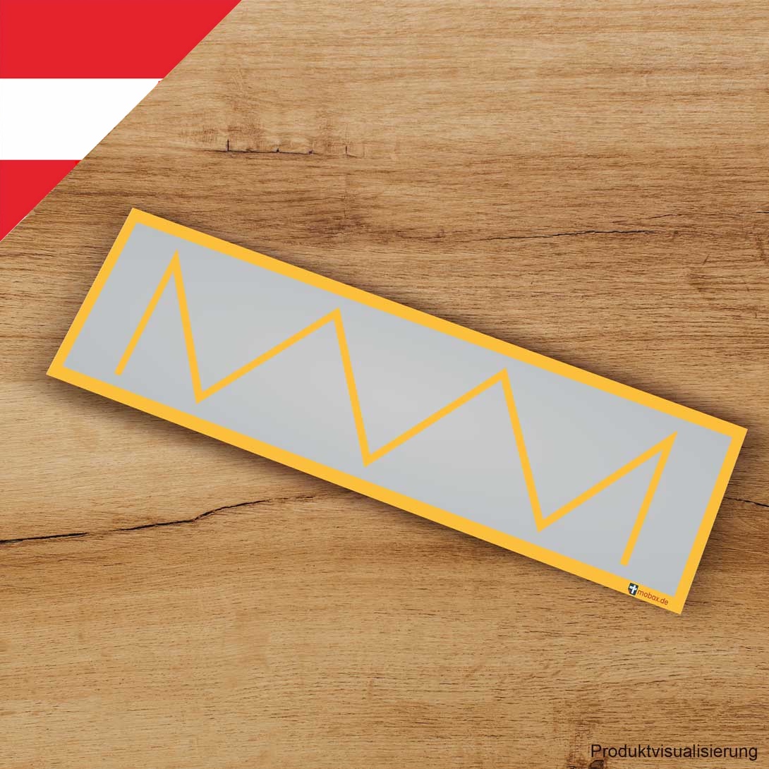 Mobax AU-G-06-H0 Halte- und Parkverbot gelb (AU)