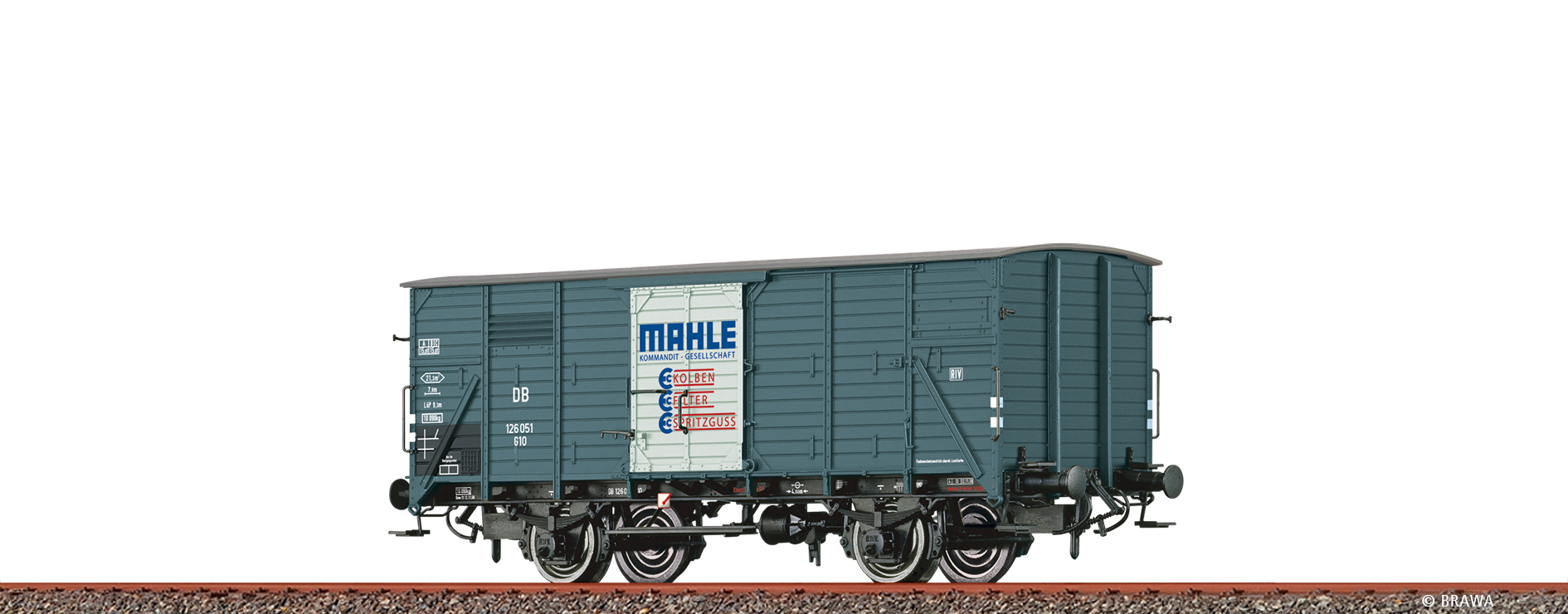 49896 DB ged. Güterwagen G10 "Mahle"  Ep.3