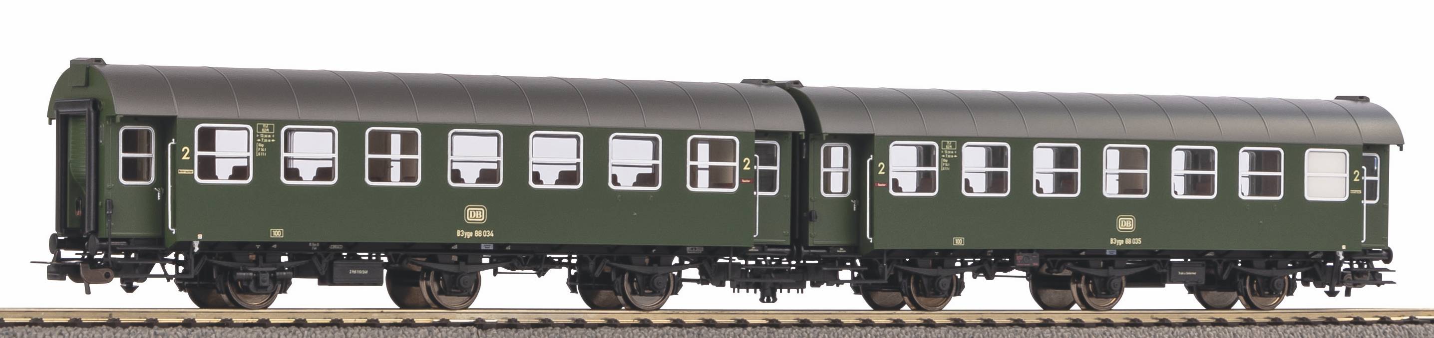 Piko 58266 DB Umbauwagen Set 2-tlg. 2.Kl. Ep.4
