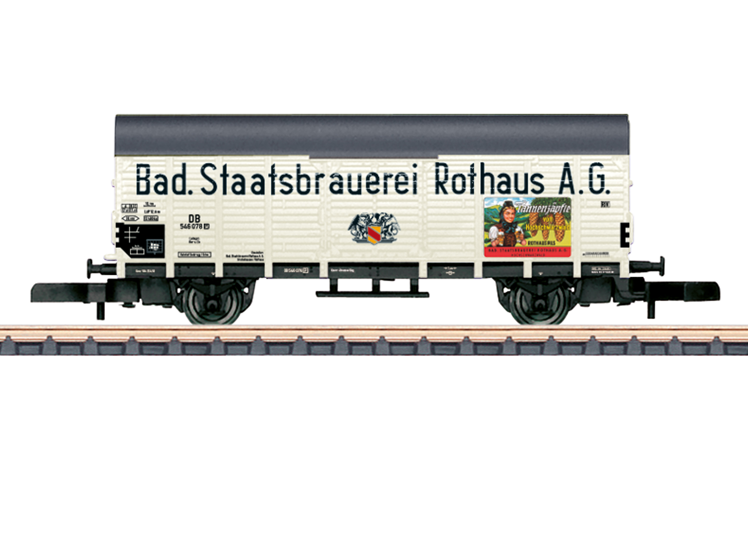 82260 DB ged. Güterwagen "Tannenzäpfle" Ep.3