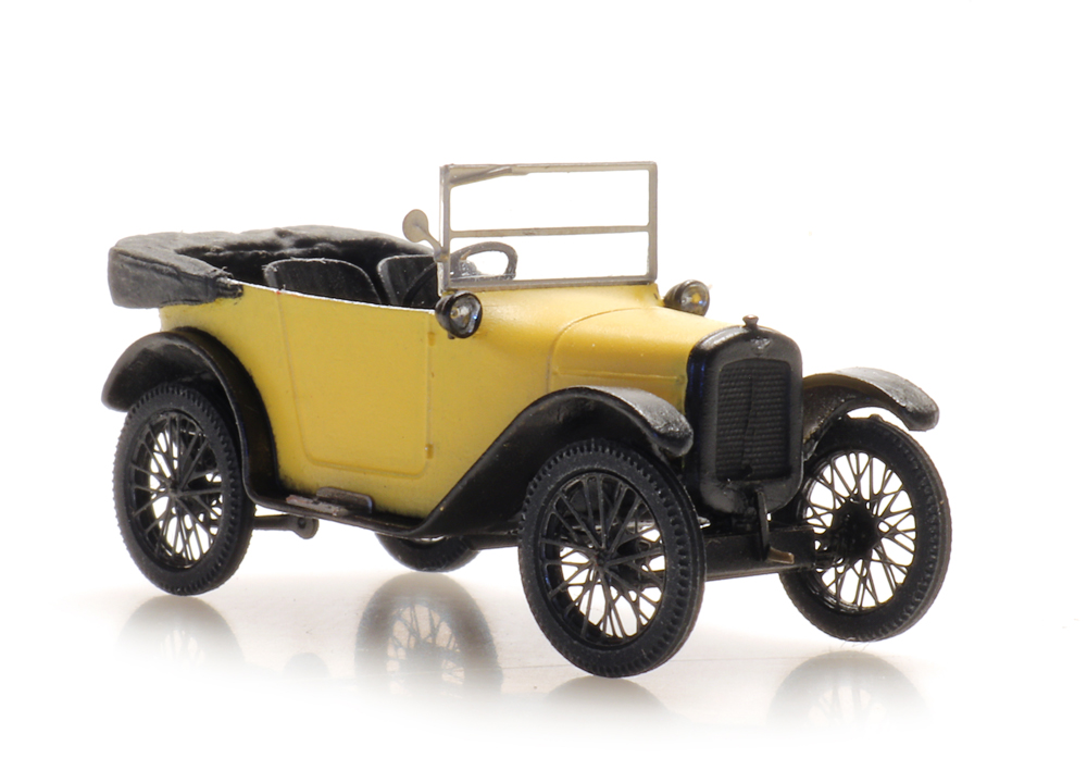 387.516 Austin 7 Cabrio gelb offen