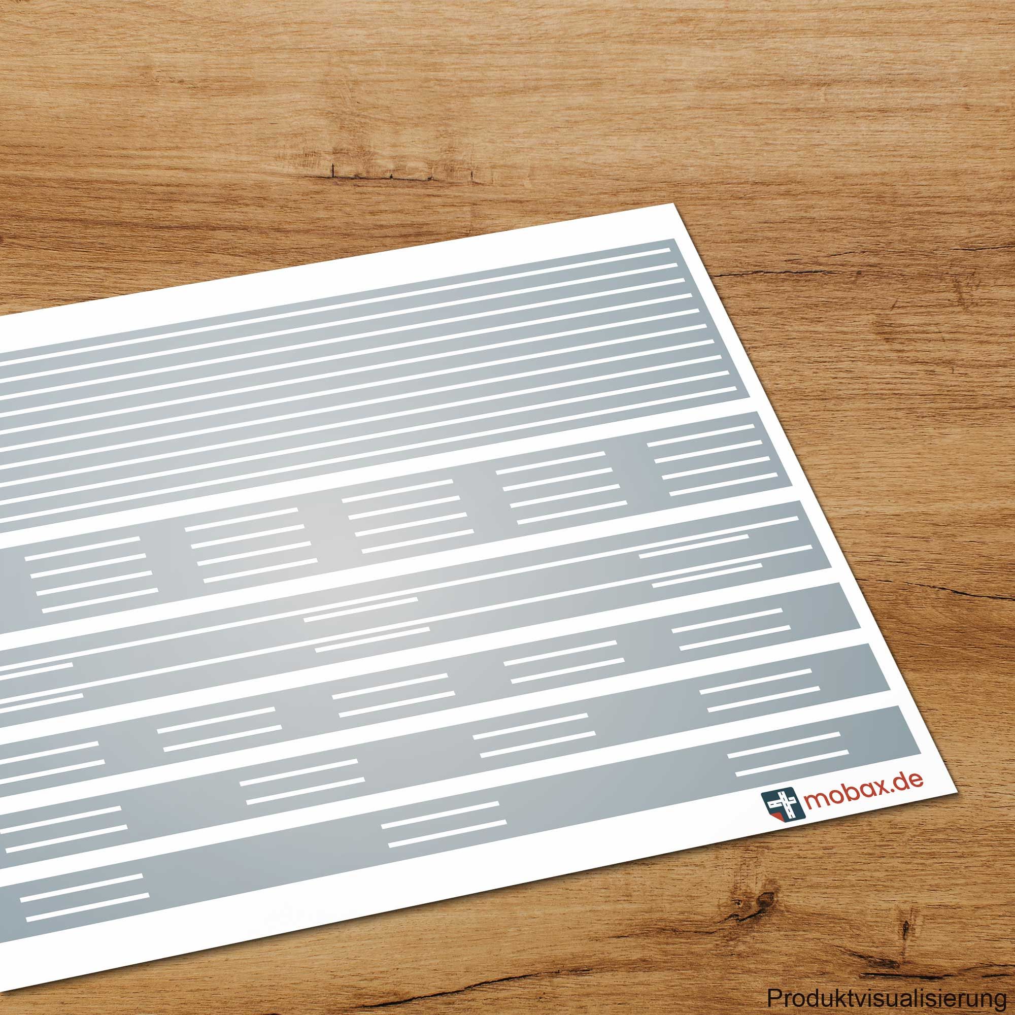 Mobax DE-W-05-TT Linien-Set #1 Stadt weiß