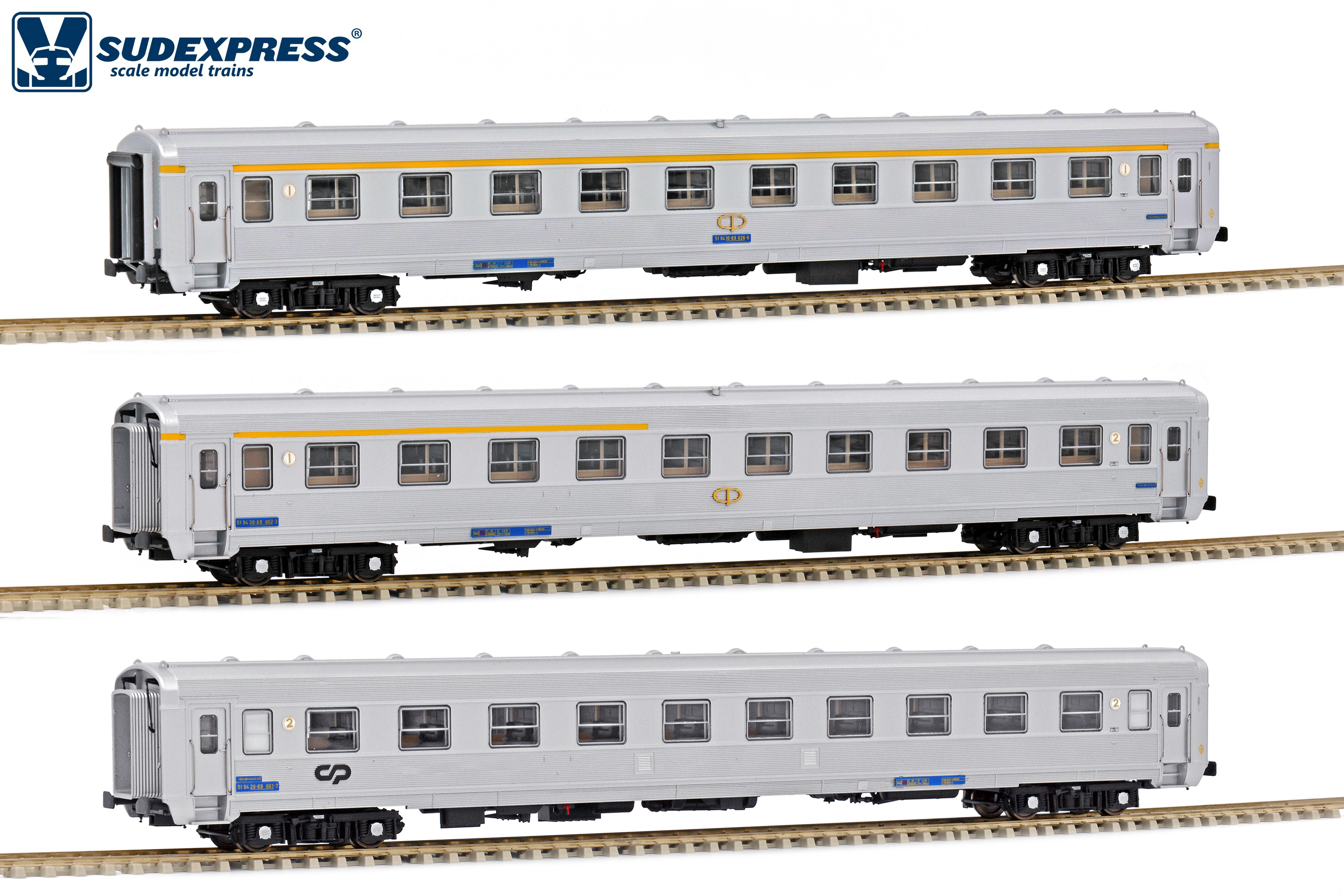 Sudexpress S0319 CP Personenwagen-Set 3-tlg Ep.4