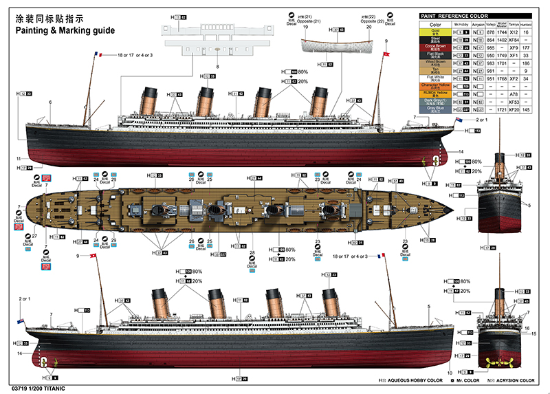 753719 RMS Titanic +LED Lights 03719