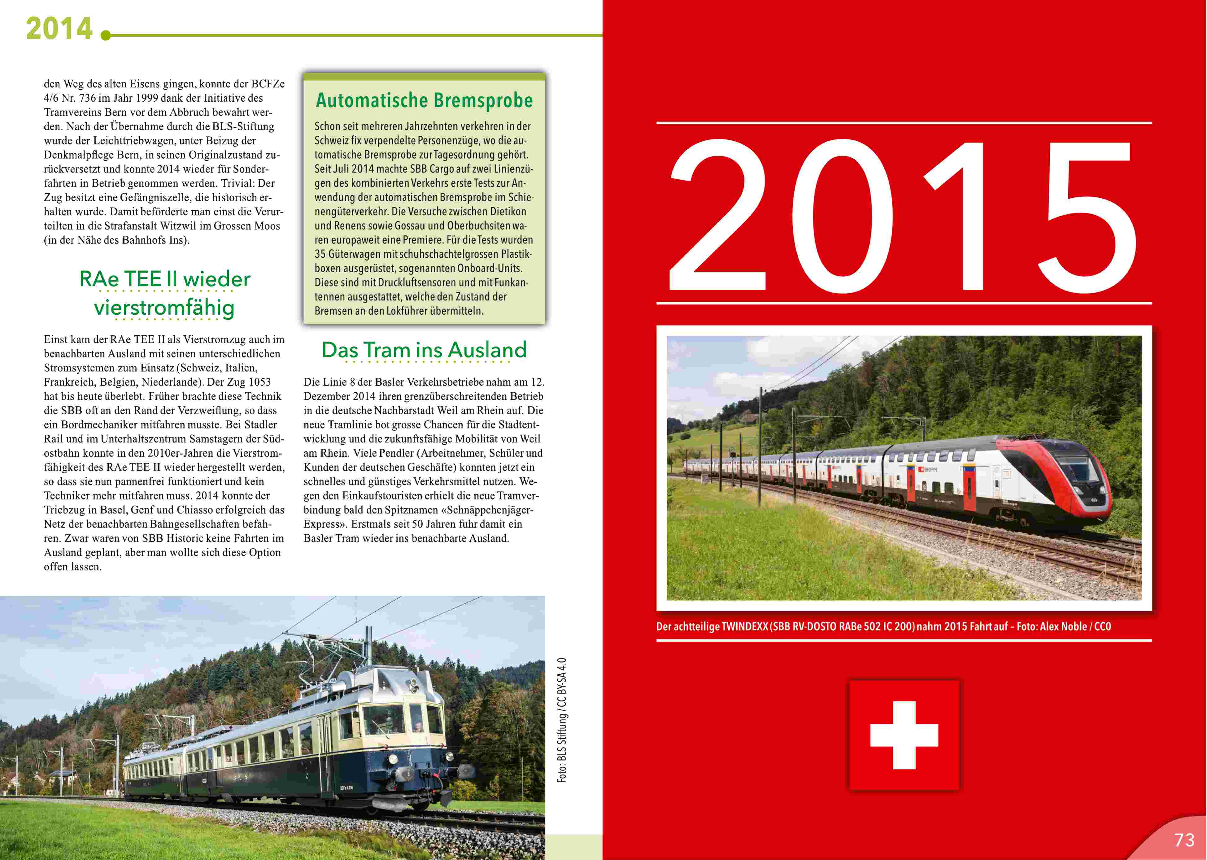Edition Lan 936-3 Schweizer Bahnen 2010er-Jahre