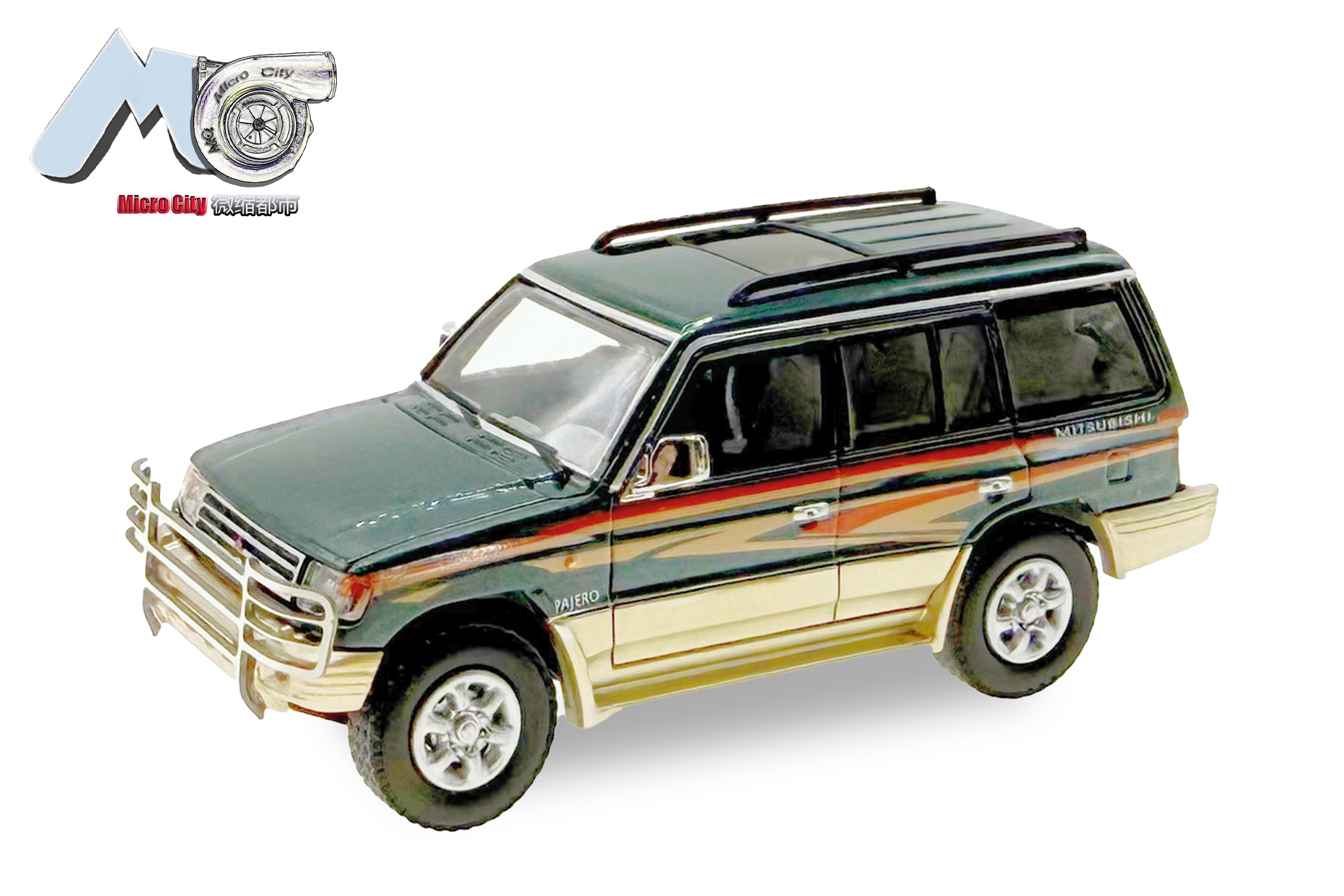 87MC000050 MicroCity: Mitsubishi Pajero (V20) grün