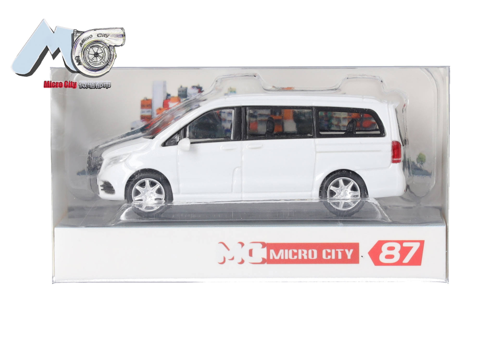 Herpa 87MC000077 MicroCity: MB V-Klasse Bus weiß