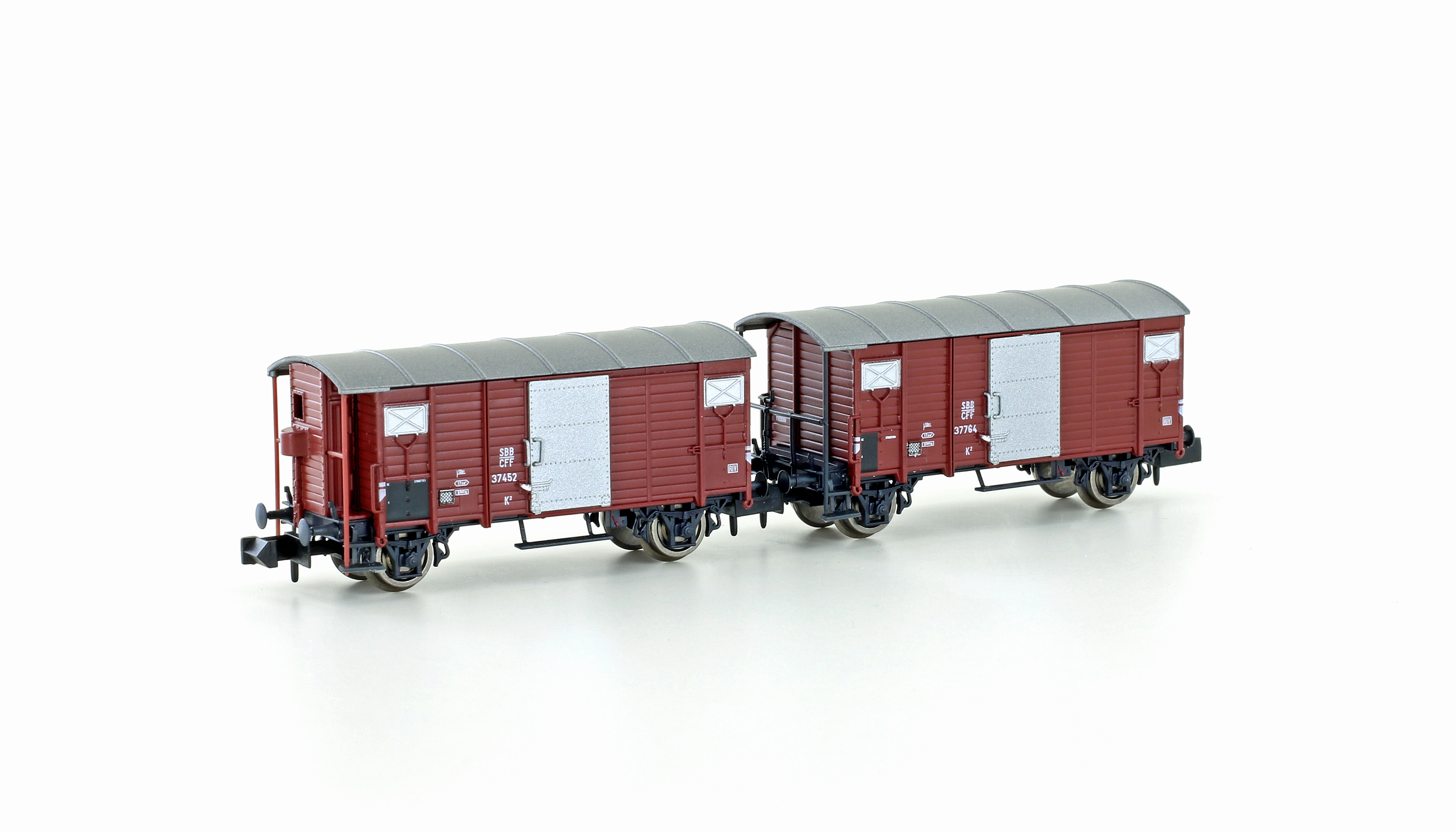 24201 SBB gedeckte Güterwagen-Set 2-tlg Ep.3