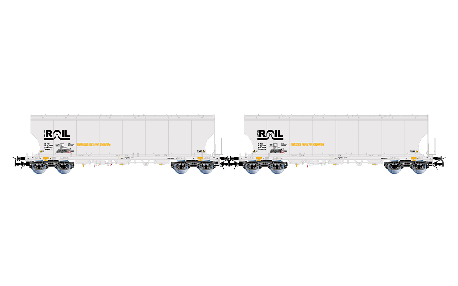 HR6675 ATIR-RAIL, 2-tlg. Set 4-achs. Getreides