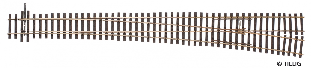 85326 Hand-Weiche rechts 9,4° R 2200 , L=361mm