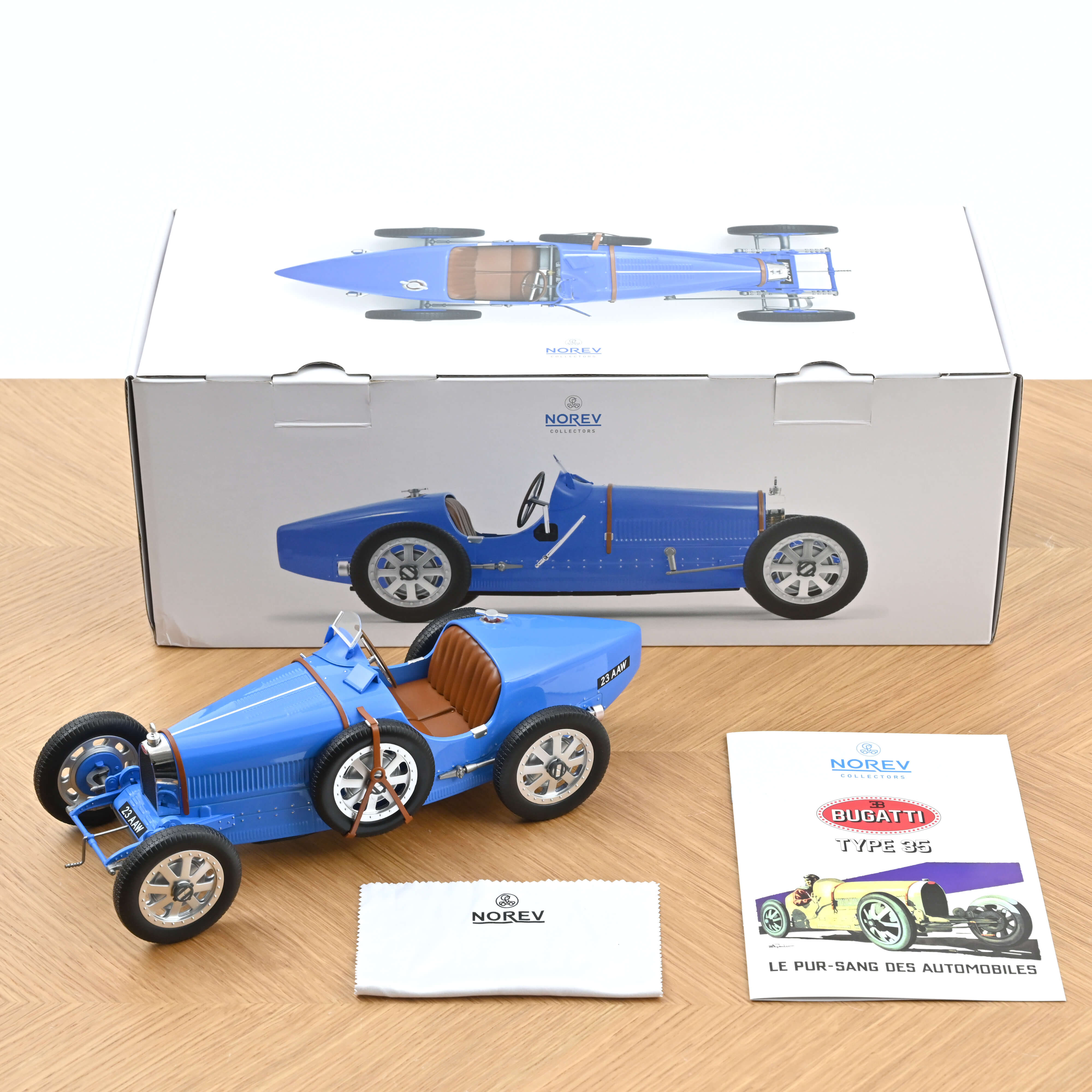 Norev 125705 Bugatti T35 blau (1925)