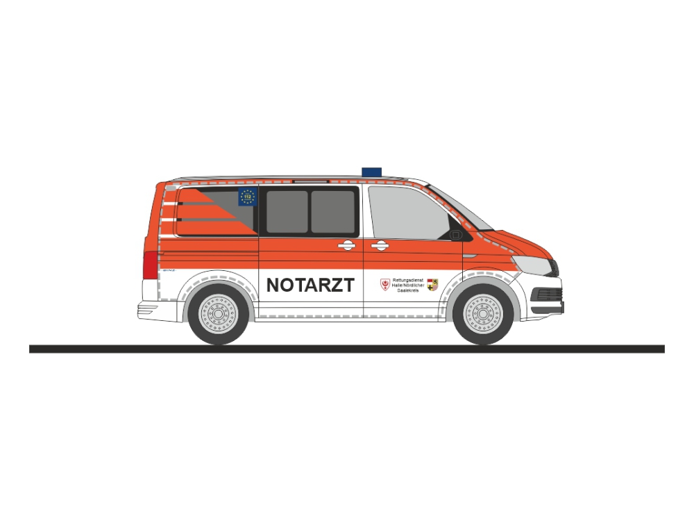 53933 VW T6 Notarzt Rettungsdienst Halle/Saale