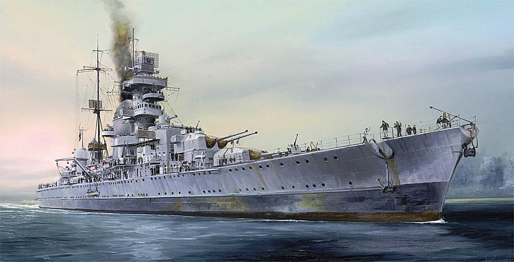 755767 Deutscher Kreuzer Prinz Eugen, 1945