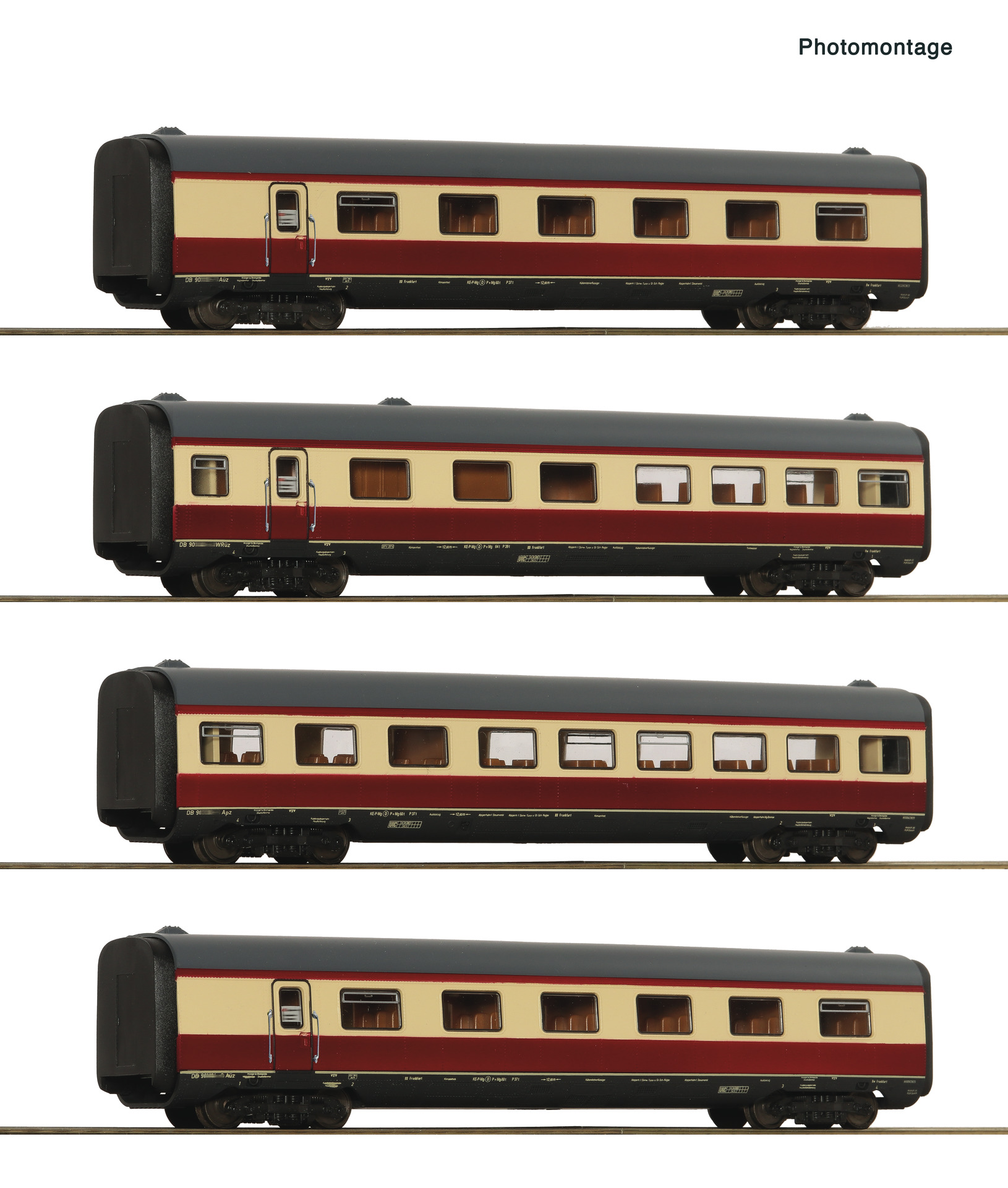 Roco 7720026 DB Ergänzungswagen BR 601 4-tlg. Ep.4 AC