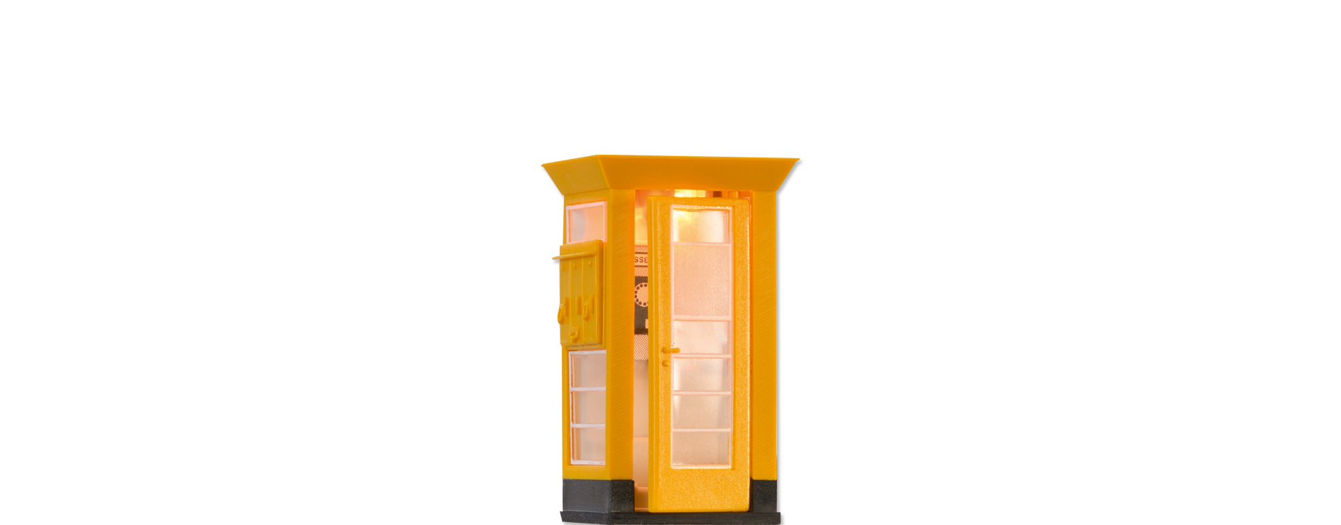 5447 Telefonzelle FH 32, beleuchtet