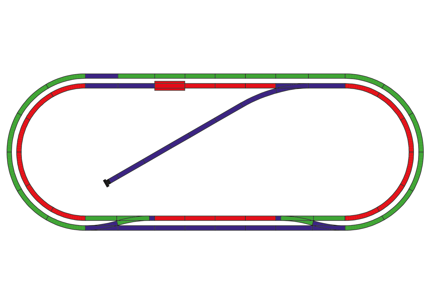 14322 Gleis-Ergänzungspackung B2