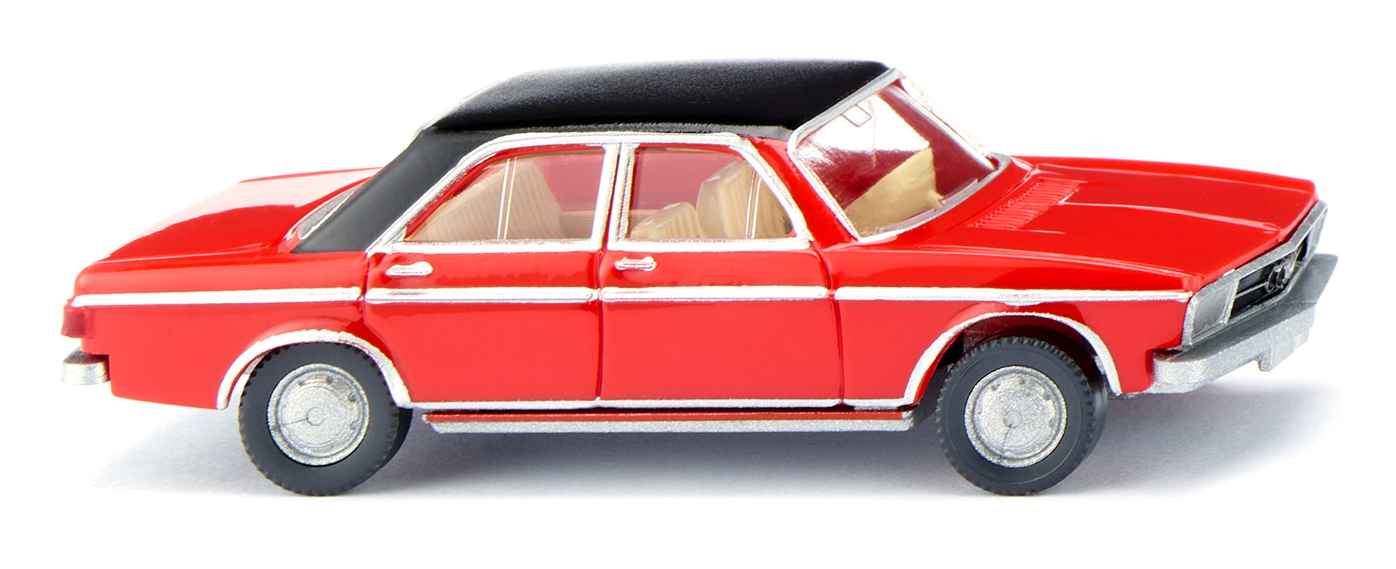 012049 Audi 100 verkehrsrot / Dach schwarz