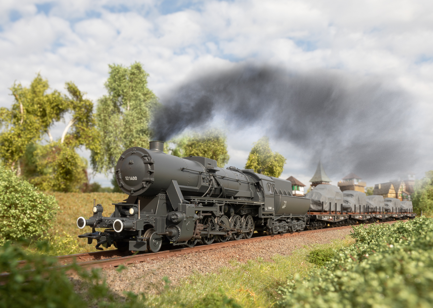 25532 DR Güterzug-Dampflok BR 52 Ep.2