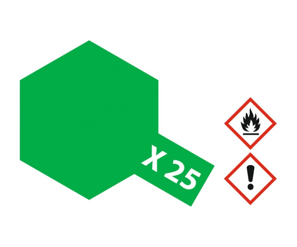 81025 X25 - Klar-Grün glänzend 23 ml