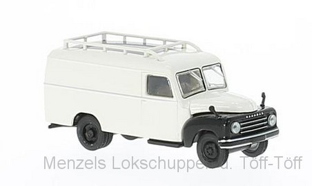 58156 Hanomag L28 Kasten weiß/schwarz