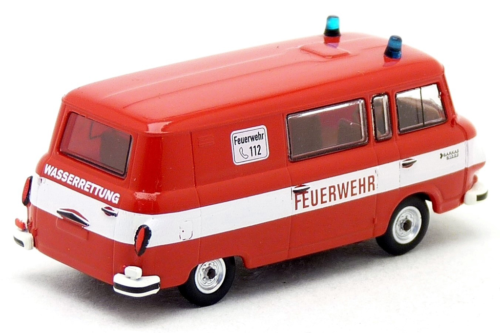 Brekina 94141 Barkas B1000 Halbbus FW Feuerwehr