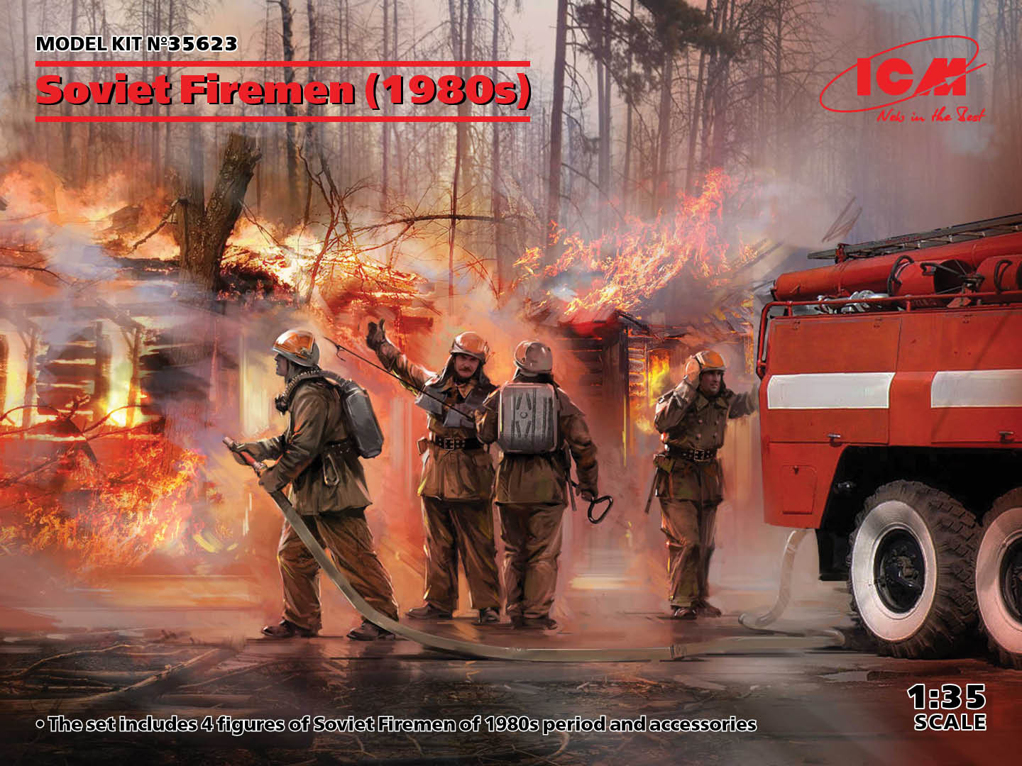 35623 Soviet Firemen (1980s) - Feuerwehrmänner