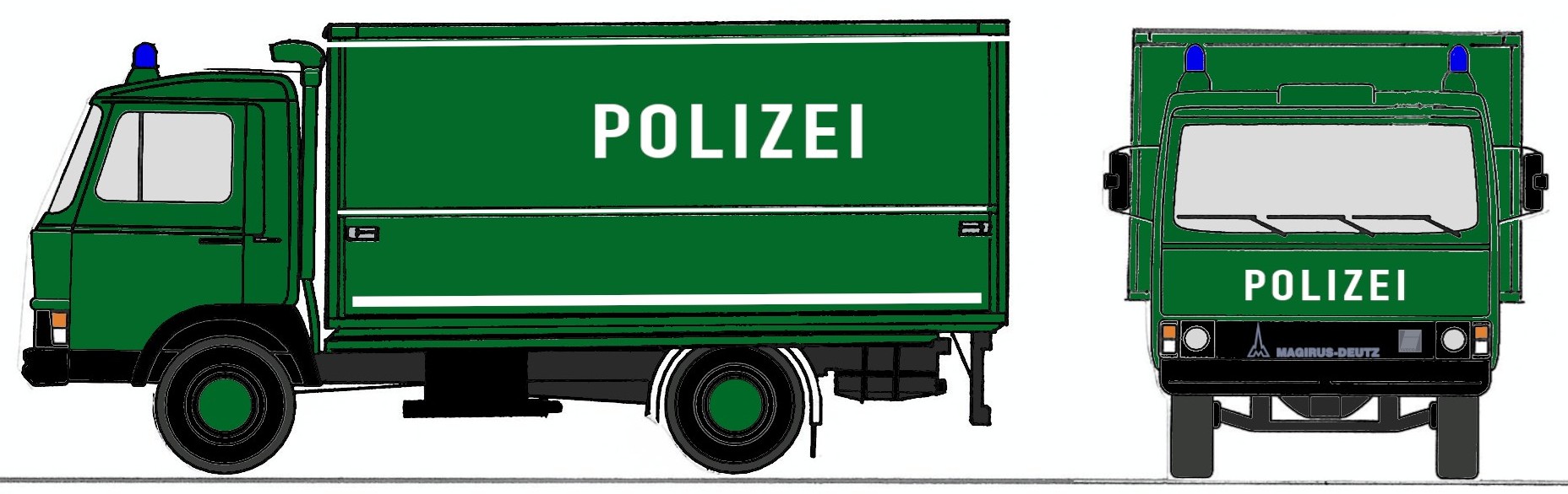 4087 Magirus-Deutz 90M5 Polizei