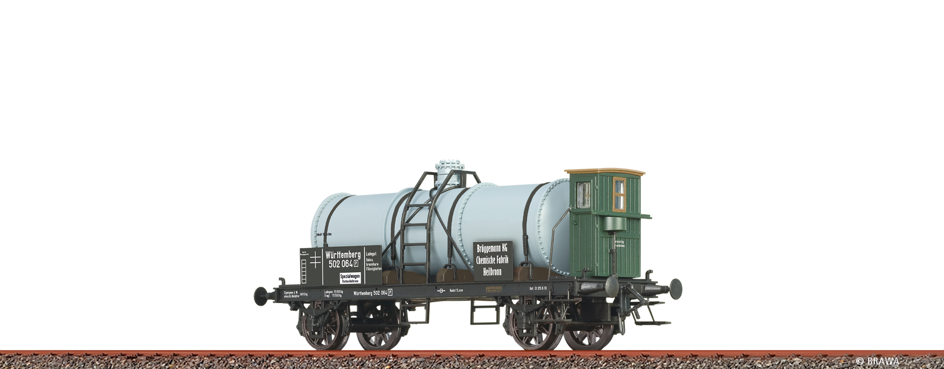 Brawa 50782 K.W.St.E. Kesselwagen Z Ep.1