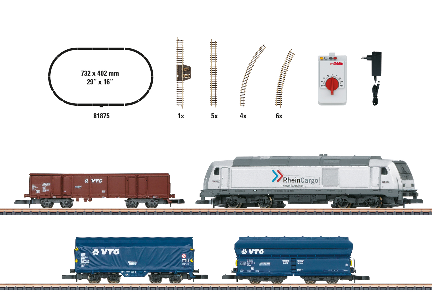 Märklin 81875 Startpackung moderner Güterverkehr Ep.6