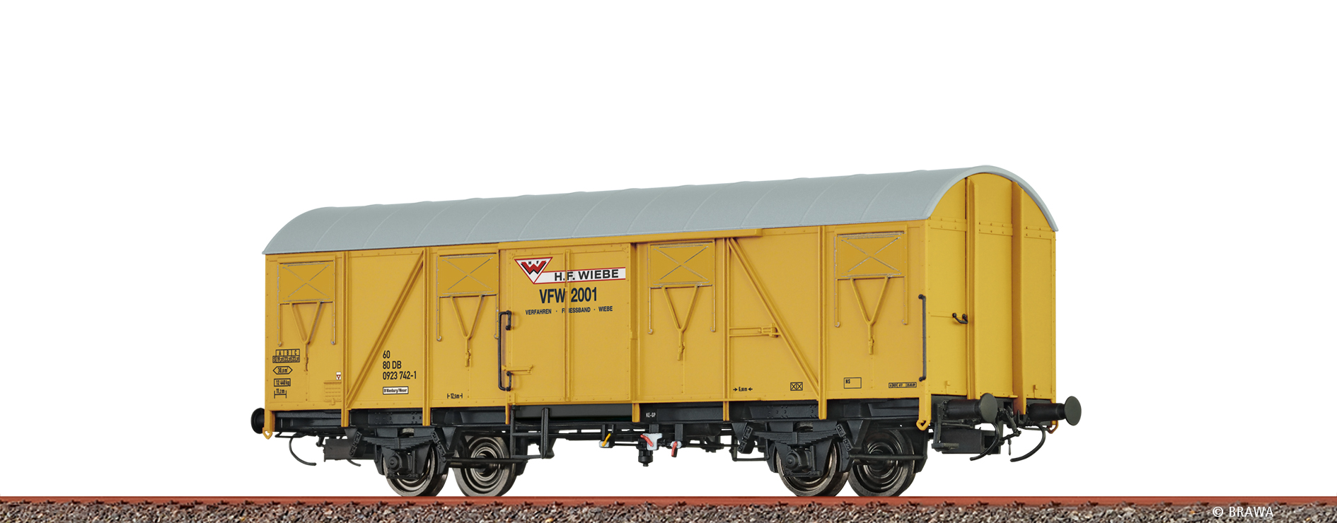 50908 Wiebe gedeckter Güterwagen Gos245 Ep.6