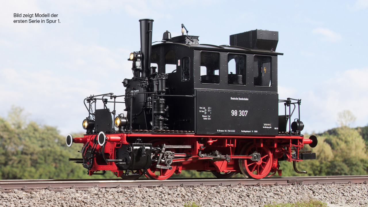 KM1 109836 DB Dampflok BR 98 307 Ep.IIIb