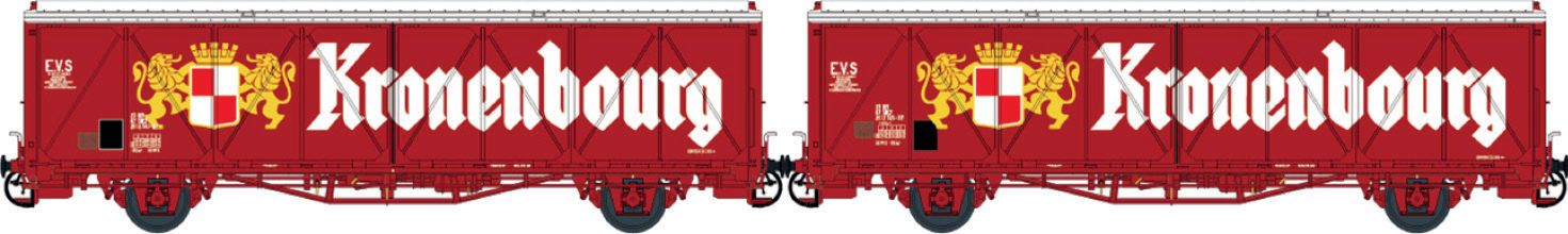 16043 SNCF Kronenbourg Güterwagen-Set Ep.4/5