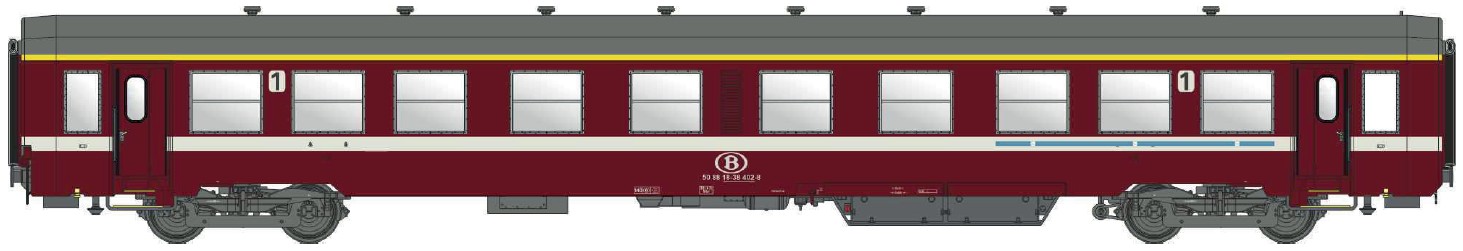 MW40039 SNCB Personenwagen K4 A 1.Kl. Ep.5