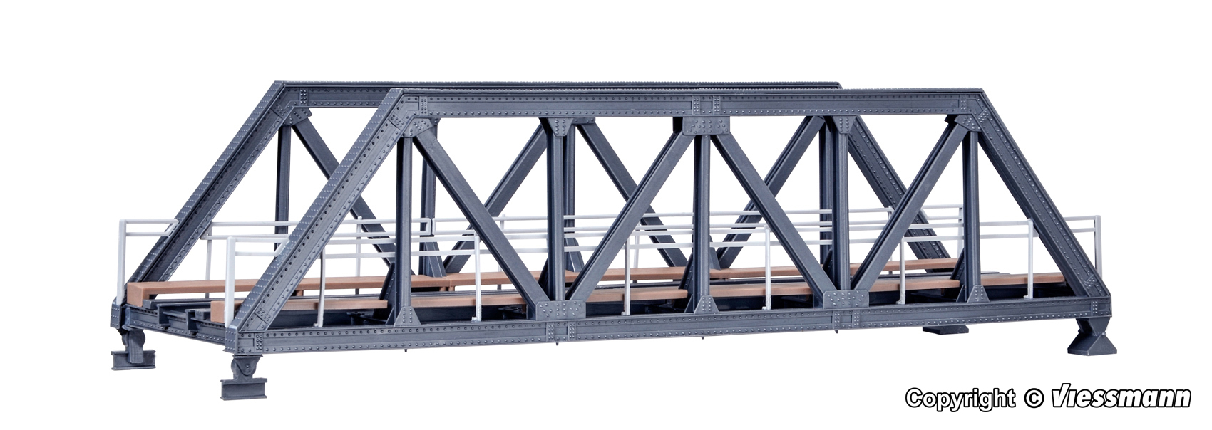 39701 Stahl-Vorflutbrücke, eingleisig