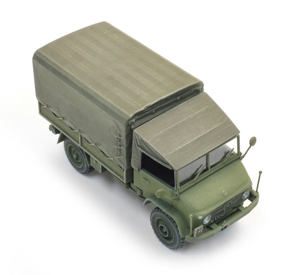 Artitec 6870782 CH Unimog 404s Pritsche Plane