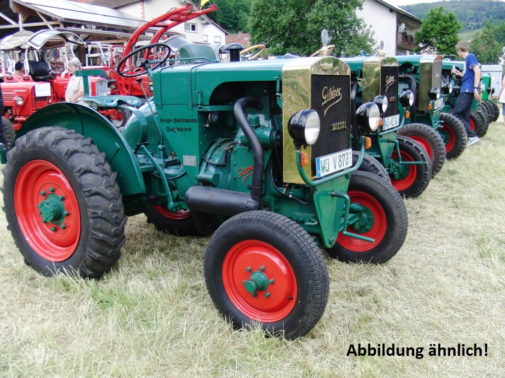 NA99084.1 Güldner A28 Traktor grün gealtert
