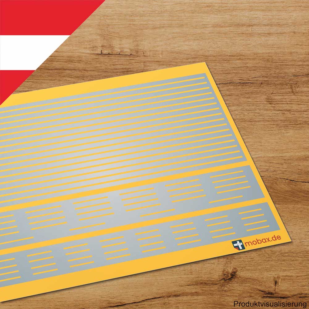 Mobax AU-G-01-N Linien-Set #1 Ortsgebiet gelb (AU)