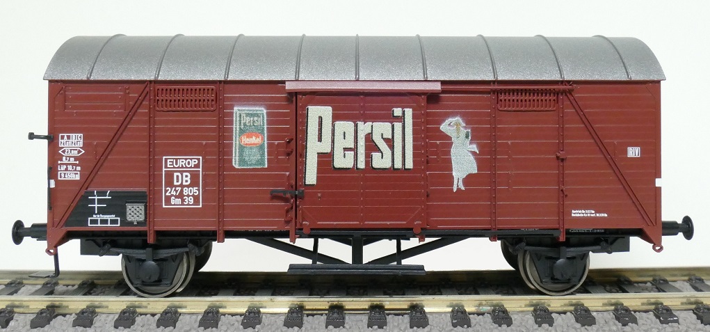 Exact-train 23400 DB ged. Güterwagen Bremen "Persil" Ep.3b