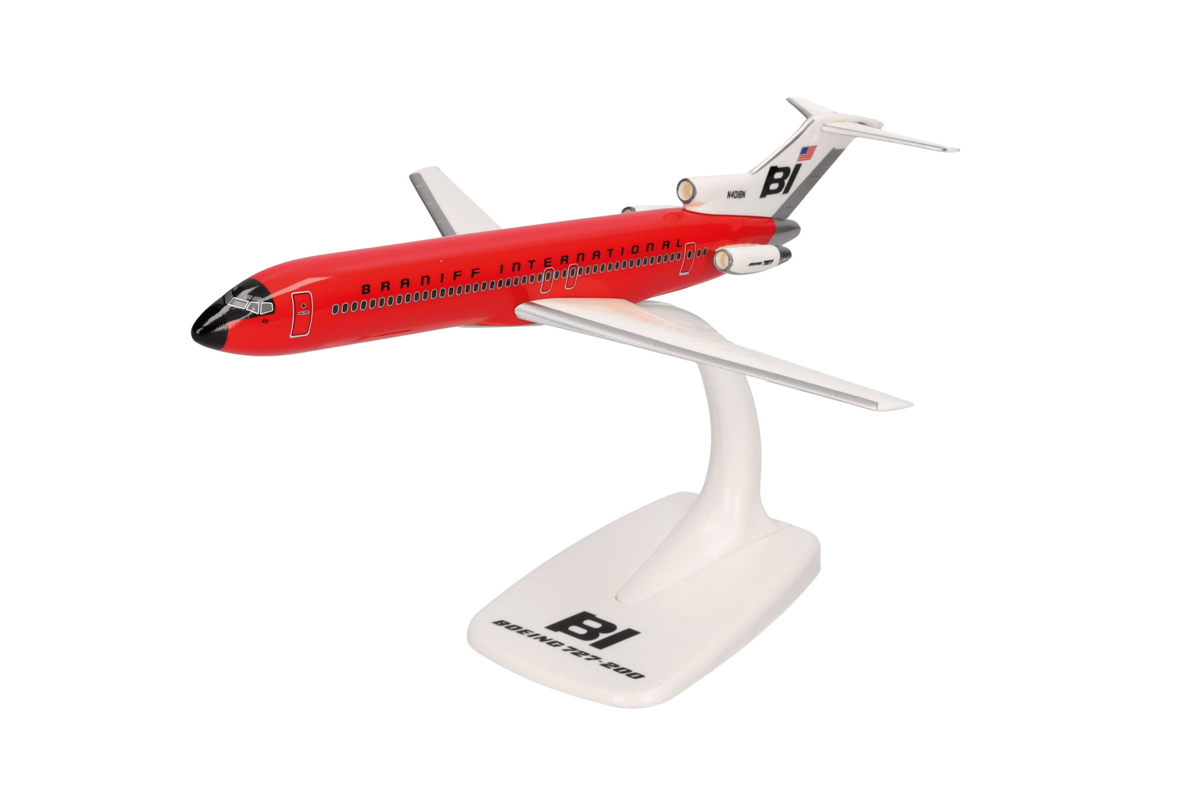 614016 SnapFit: Boeing 727-200 Braniff rot