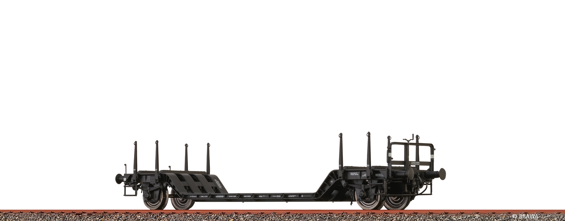 Brawa 50802 DB AG Tiefladewagen Uikk 631 Ep.5