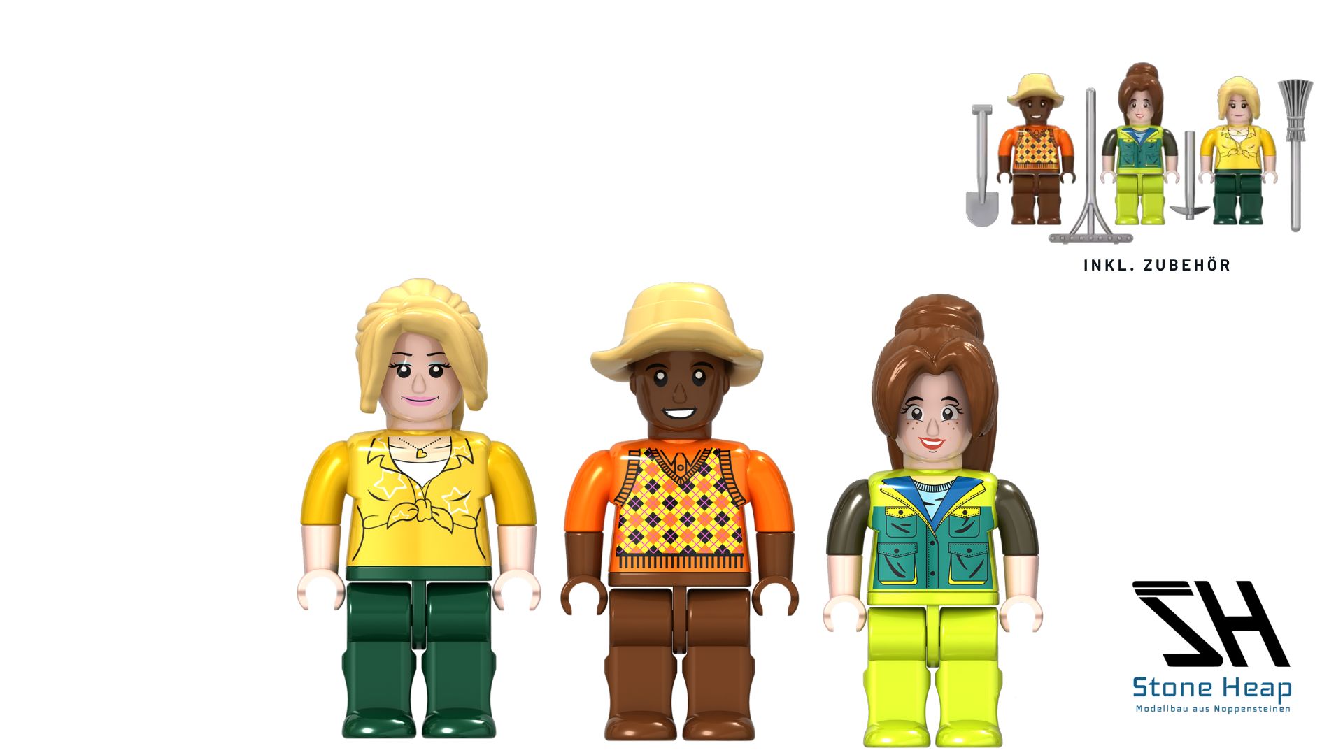 SH-9047 Minifigurenpack Heapies - Landwirtschaf