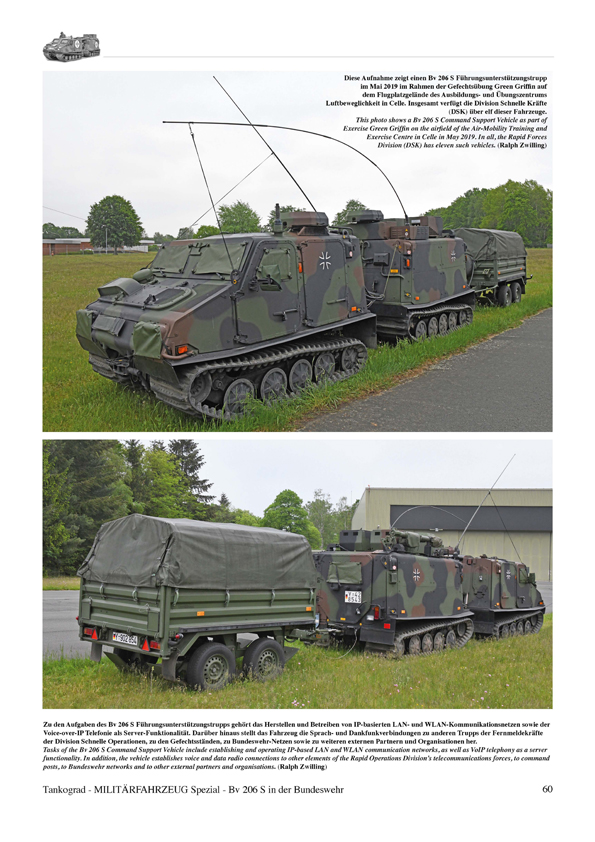 Tankograd TG5097 Bv 206 S im Dienste der Bundeswehr