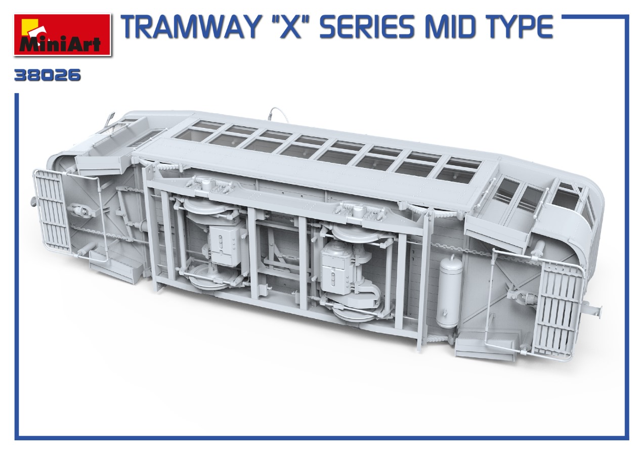 MiniArt 38026 Tramway / Strassenbahn 'X'-Series.